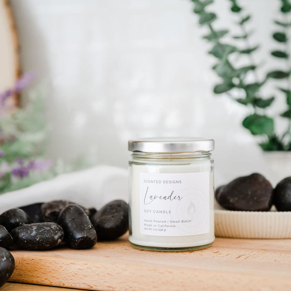 Scented Designs Candle Co. Lavender Scented Jar Candle Wayfair